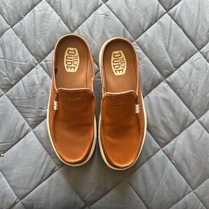 Hey Dude Women's Slip-On Loafers in Cognac/Tan